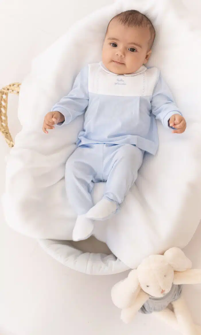 Tutto piccolo 2-delig pakje wit/blauw (7481) - Afbeelding 3