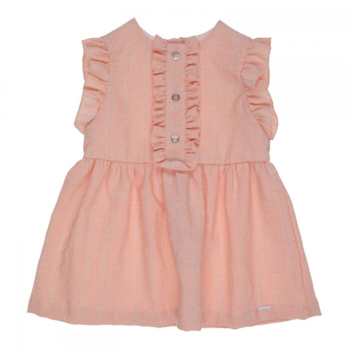 SALE Gymp jurkje met glitter oranje