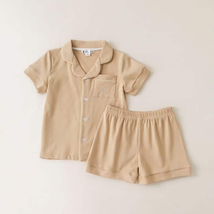 SALE House of bears korte pyjama zand