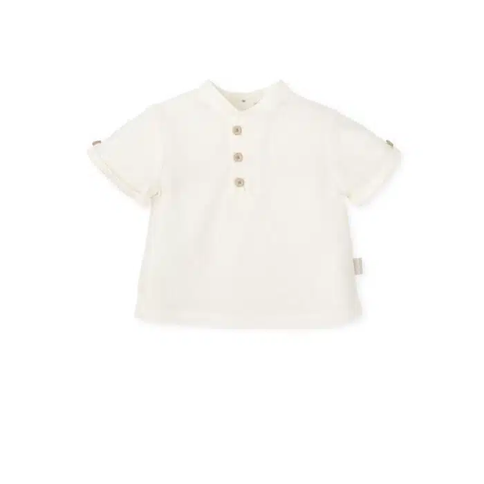 SALE Tutto piccolo linnen hemd boys creme