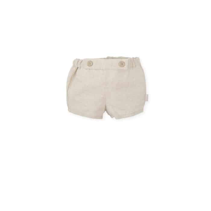 SALE Tutto piccolo linnen short boys beige