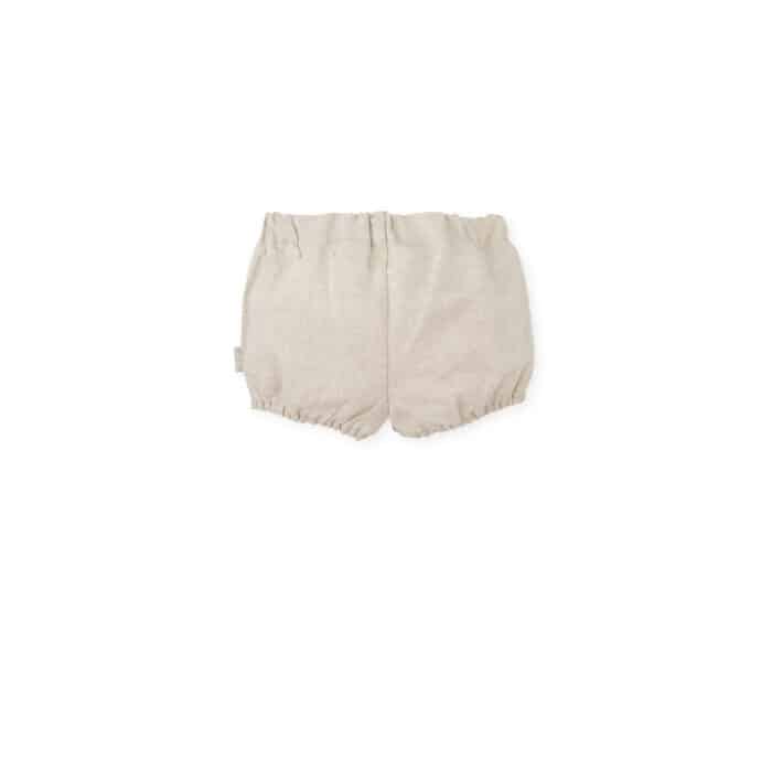 SALE Tutto piccolo linnen short boys beige - Afbeelding 2
