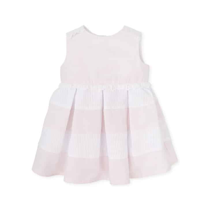 Tutto piccolo jurk roze/wit