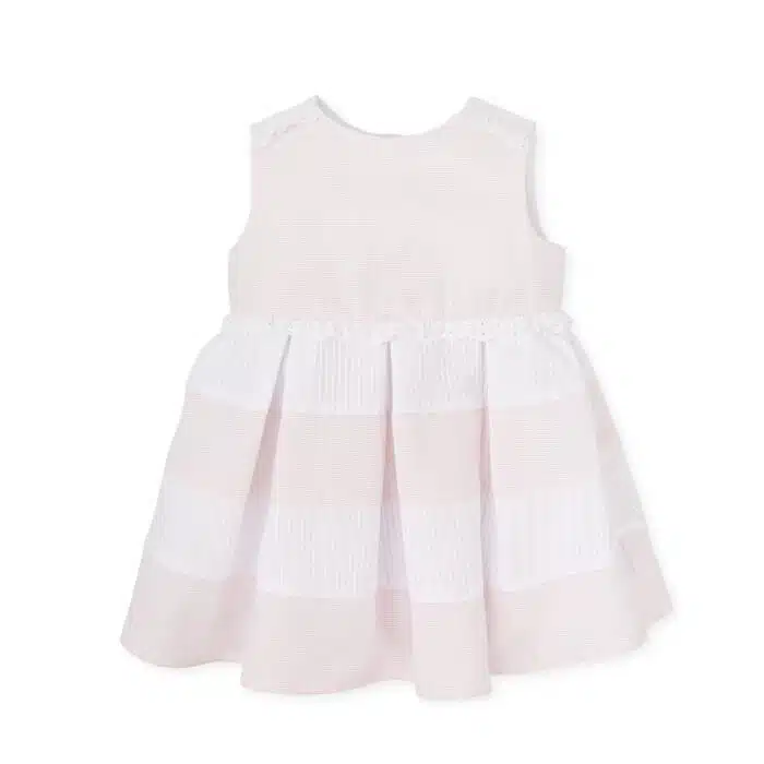 Tutto piccolo jurk roze/wit