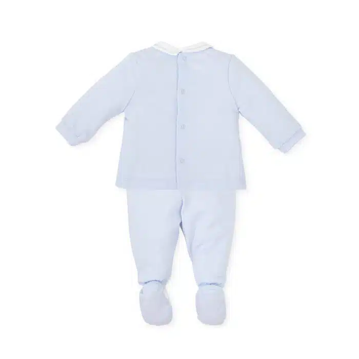 Tutto piccolo 2-delig pakje wit/blauw (7481) - Afbeelding 2