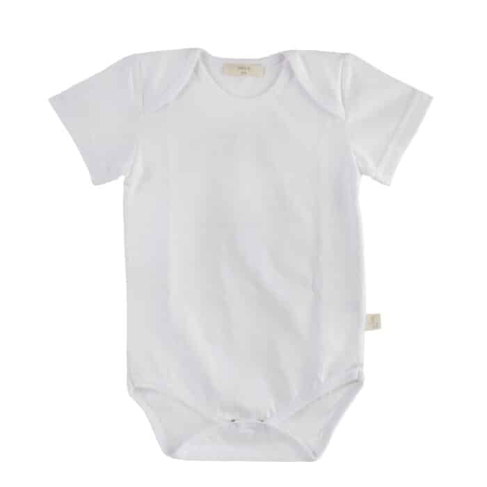 SALE Baby gi basis romper setje blauw/wit - Afbeelding 2