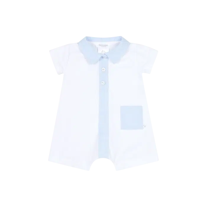 Deolinda kort pakje wit/blauw