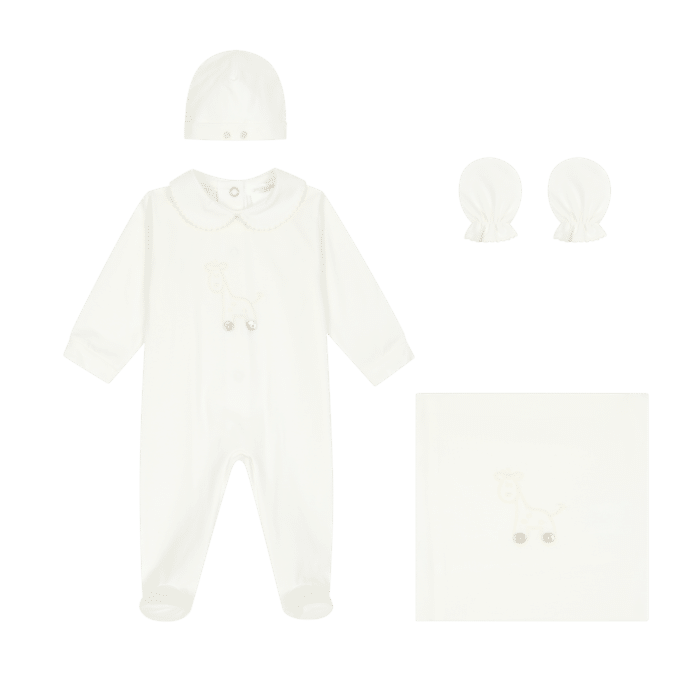 Deolinda kado set giraf creme