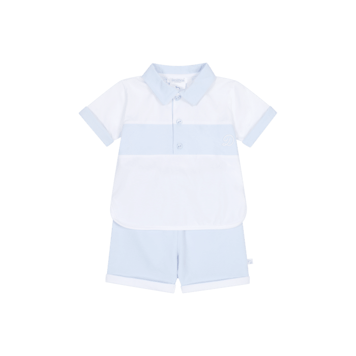 SALE Deolinda set wit/blauw (816)