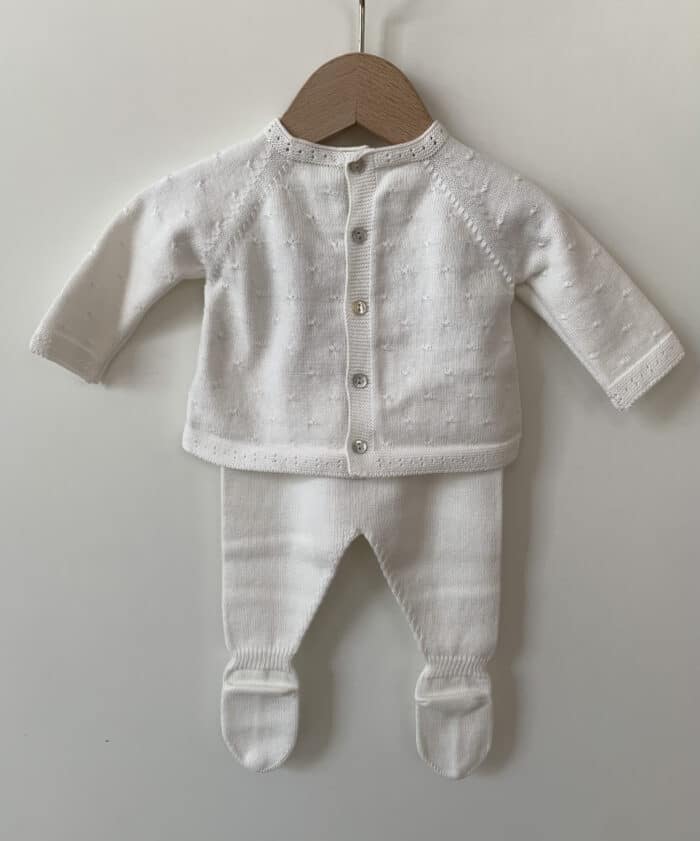 Martin Aranda gebreid pakje 10225 creme - Afbeelding 2