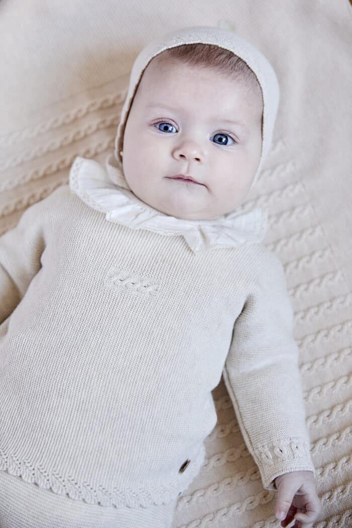 SALE Martin Aranda gebreid pakje 11224 beige - Afbeelding 4
