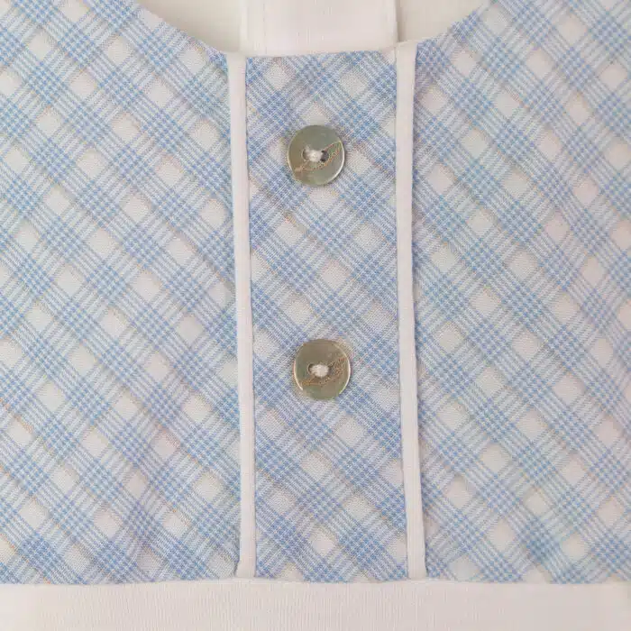 SALE Purete du bebe boxpak boys 219 ruit wit/blauw - Afbeelding 2