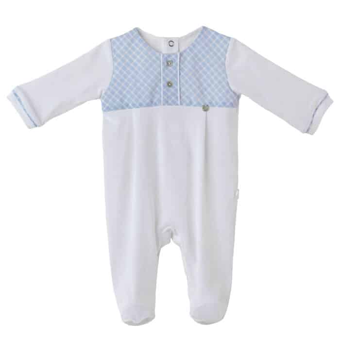 SALE Purete du bebe boxpak boys 219 ruit wit/blauw