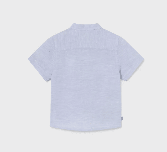 Mayoral mini overhemd korte mouw blauw (1113) - Afbeelding 2