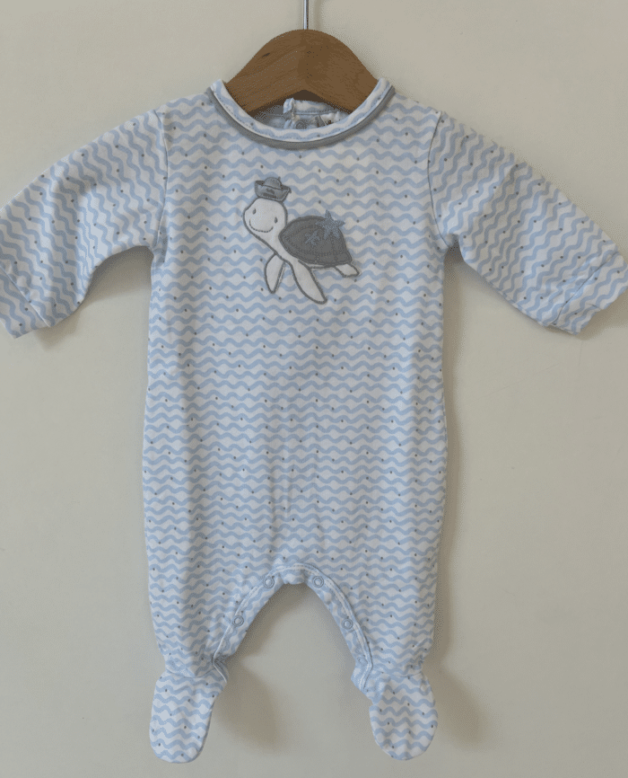 Tutto piccolo boxpak met schildpad blauw