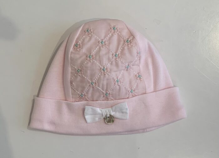 SALE Purete du bebe mutsje 257 bloem roze