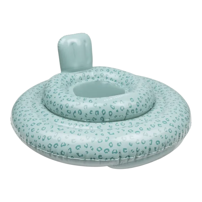 Swim essentials baby float 0-1 jaar leopard green - Afbeelding 2
