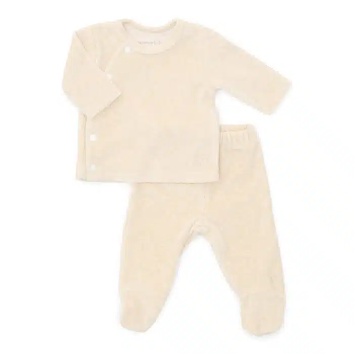 Poetree 2-delige set velours sand