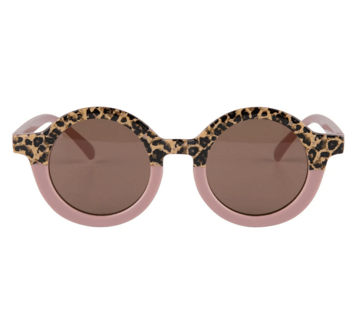 Baby dutch zonnenbril leopard pink