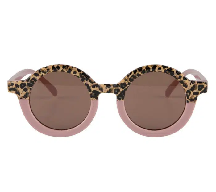 Baby dutch zonnenbril leopard pink