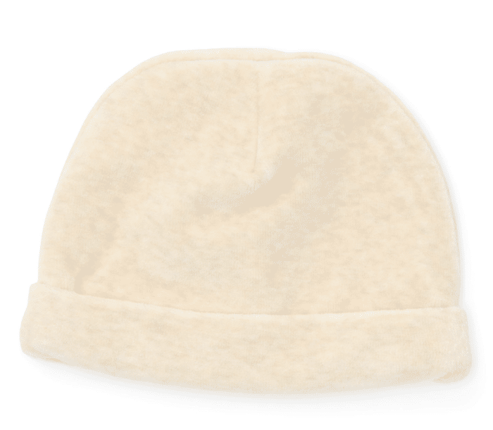 Poetree mutsje velours sand - Afbeelding 2