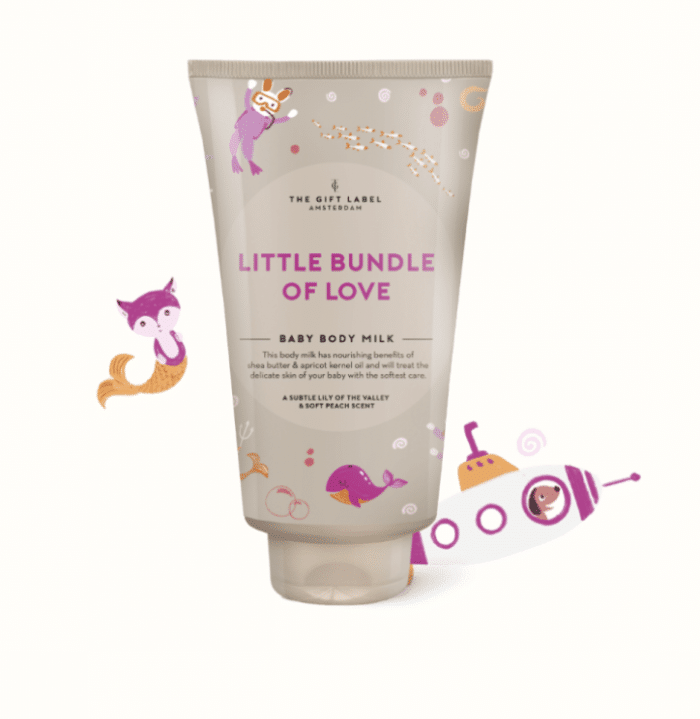 Giftlabel baby body milk 150ml girls
