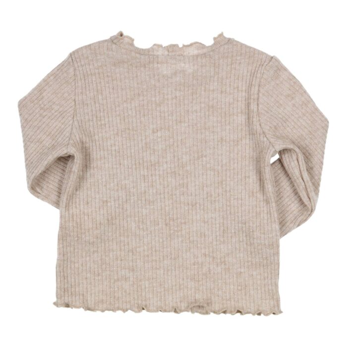 Gymp shirt met glitter 4562 beige - Afbeelding 2