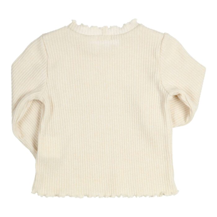 Gymp shirt met glitter 4562 creme - Afbeelding 2