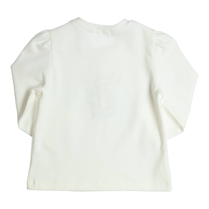 Gymp shirt met konijntje 4700 creme/ruit - Afbeelding 2