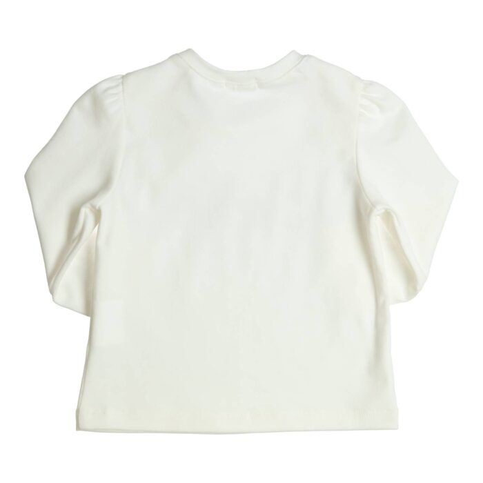 Gymp shirt met strik 4756 creme/goud - Afbeelding 2