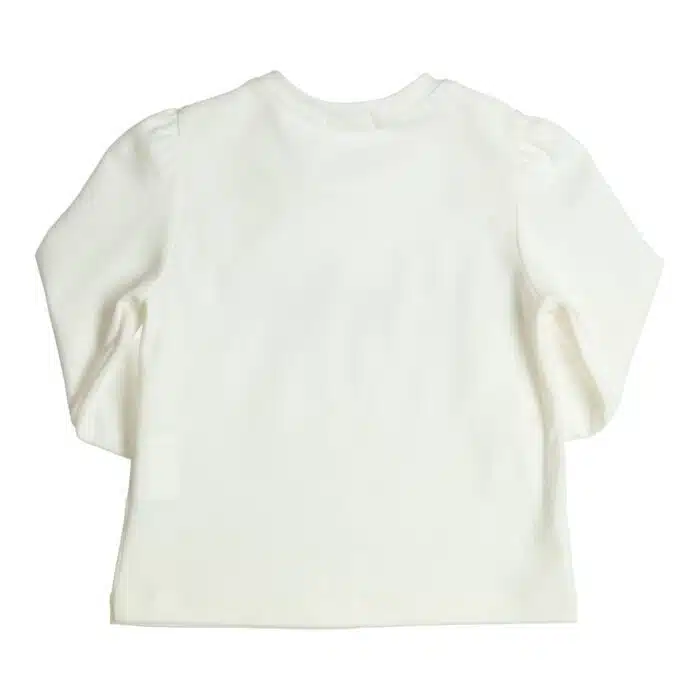 Gymp shirt met strik 4756 creme/goud - Afbeelding 2