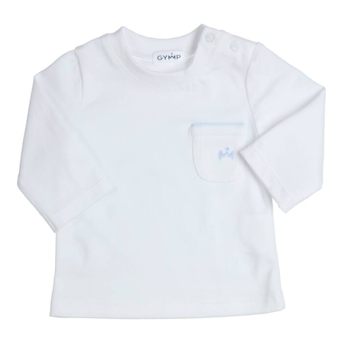 Gymp baby shirt boys 4857 wit