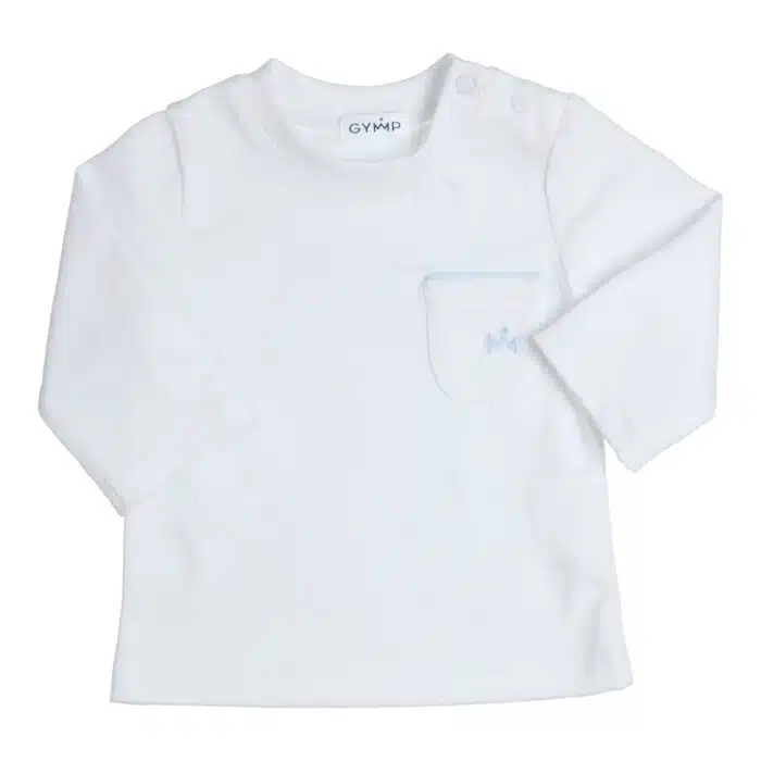 Gymp baby shirt boys 4857 wit