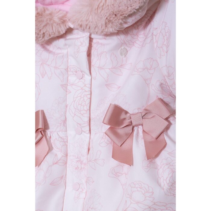 Patachou winterjas met print roze - Afbeelding 3