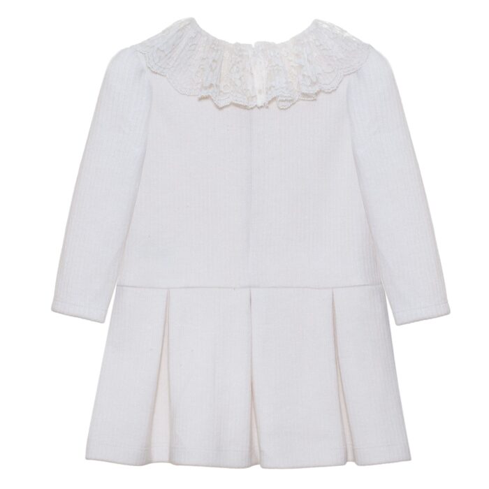 SALE Patachou jurkje met kraag beige (3225) - Afbeelding 2