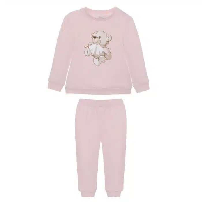 Patachou jogging pak met beer roze