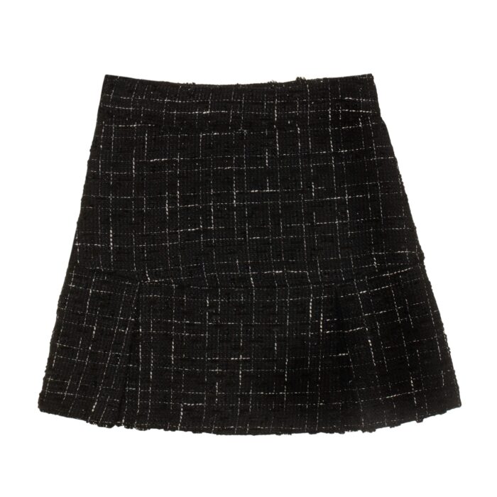 SALE Patachou girls tweed rokje zwart/goud (3528) - Afbeelding 2