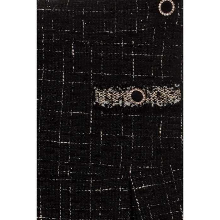 SALE Patachou girls tweed rokje zwart/goud (3528) - Afbeelding 3