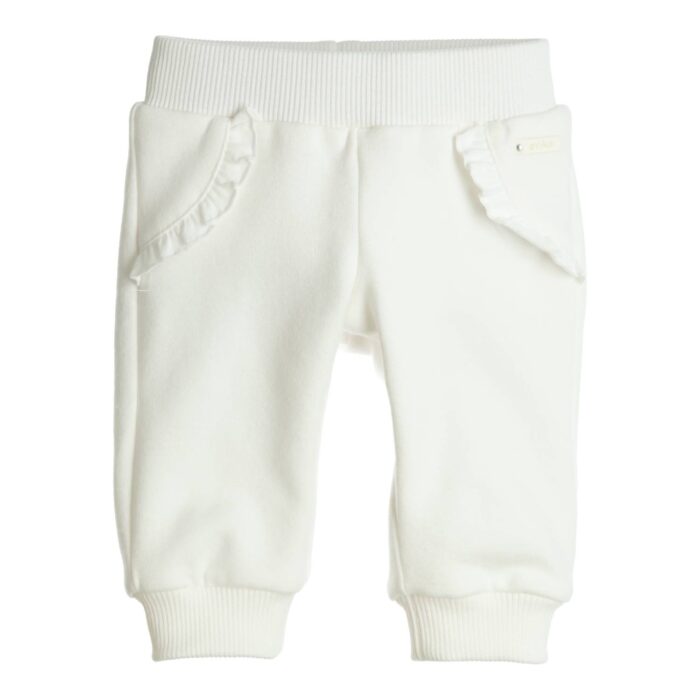 Gymp jogging broek girls 4855 creme