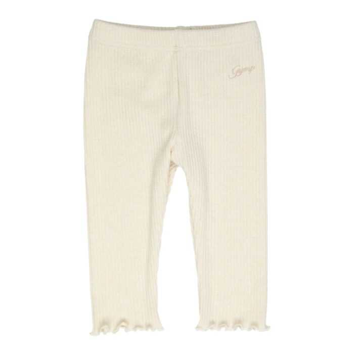 Gymp legging met glitter 4561 creme