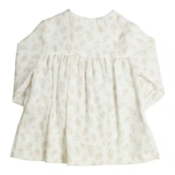 SALE Gymp jurkje met print 4767 creme/beige - Afbeelding 2