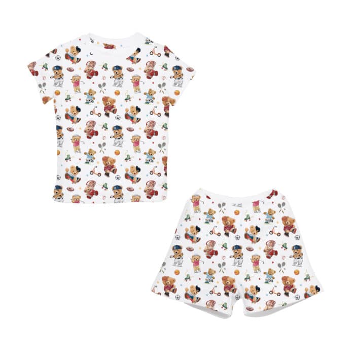 SALE Little pie korte pyjama Golden bears
