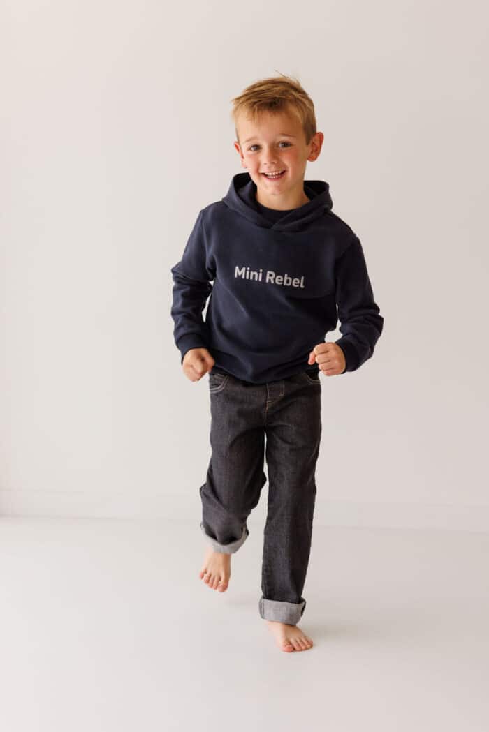 SALE Gymp hoodie 4879 donkerblauw - Afbeelding 3