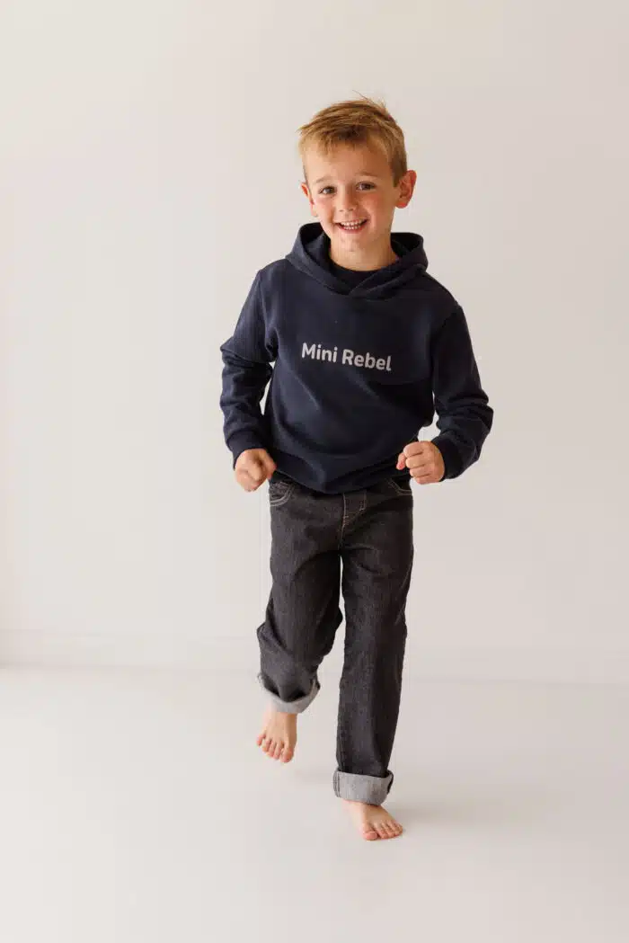 SALE Gymp hoodie 4879 donkerblauw - Afbeelding 3