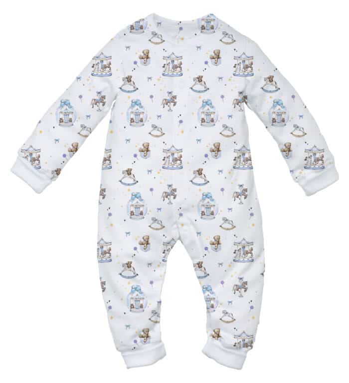 Little pie onesie pyjama Present blue