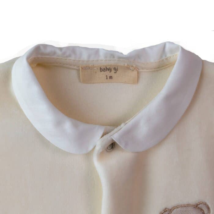 Baby gi boxpak velours beer ivory (st53) - Afbeelding 2