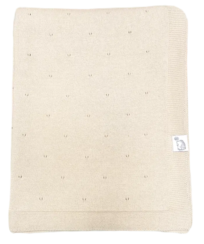 Poetree deken Saint tropez beige