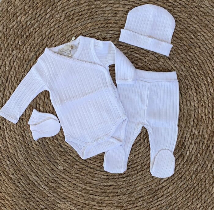 Purete du bebe geboorte setje 222 wit