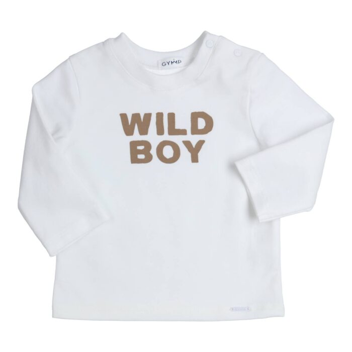 SALE Gymp shirt 'wild boy' 4683 off white/camel