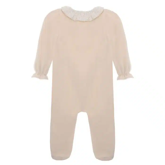 Patachou velours boxpak met bloem detail beige - Afbeelding 2